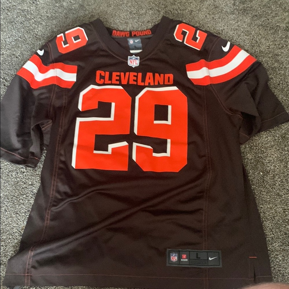 Nike Duke Johnson Jr. Cleveland Browns Jersey - Black and Orange